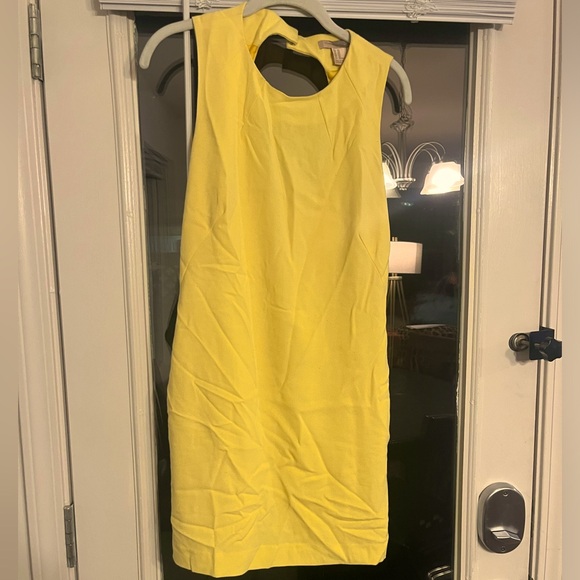 Forever 21 Yellow Mini BowBack Dress - Picture 2 of 3